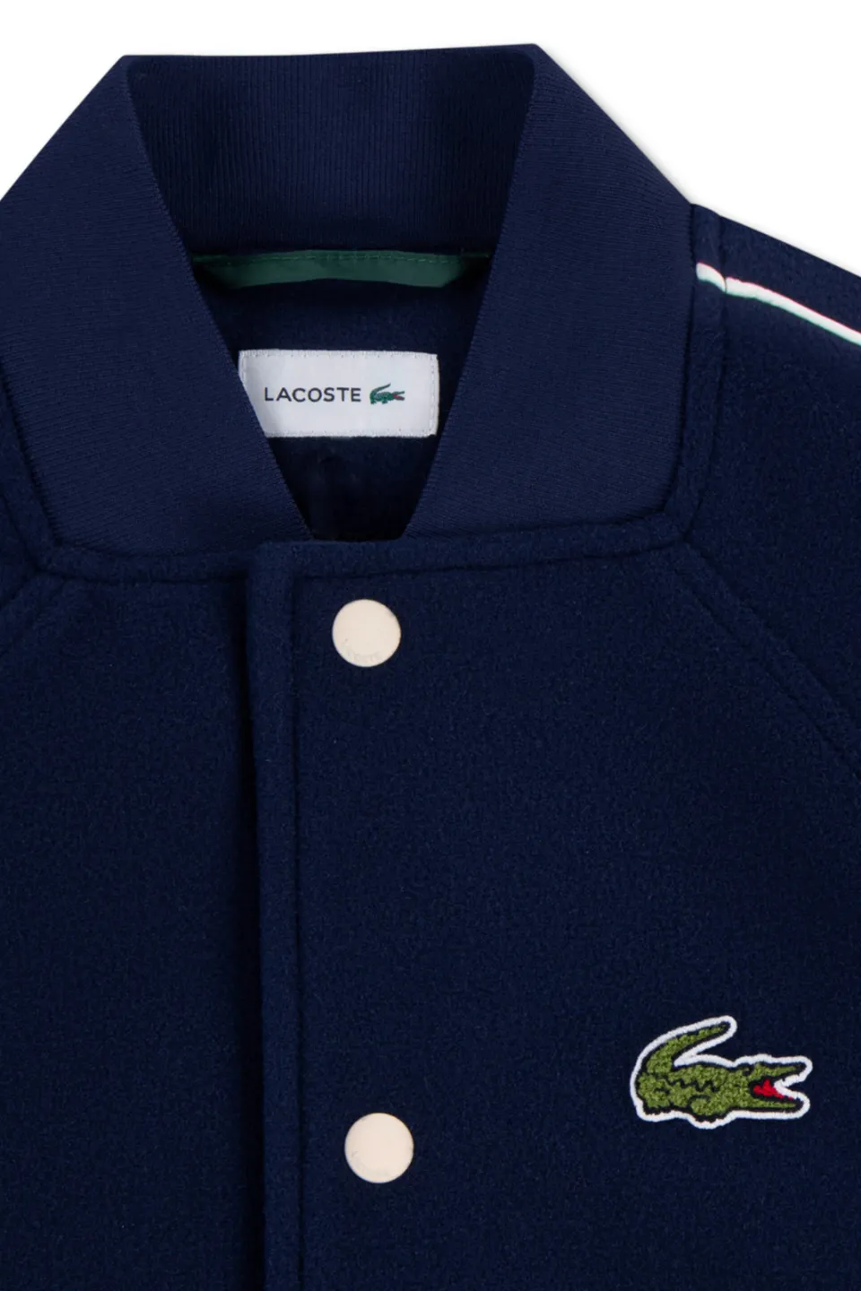 Lacoste baseballjack met logo donkerblauw, foto 8