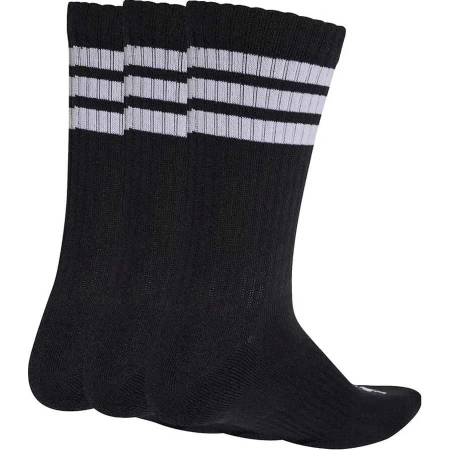 Adidas 3-Stripes Essential Crew sokken zwart, foto 2