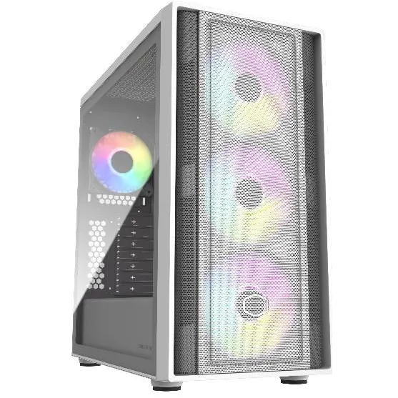 Cooler Master MasterBox 600 midi tower behuizing wit