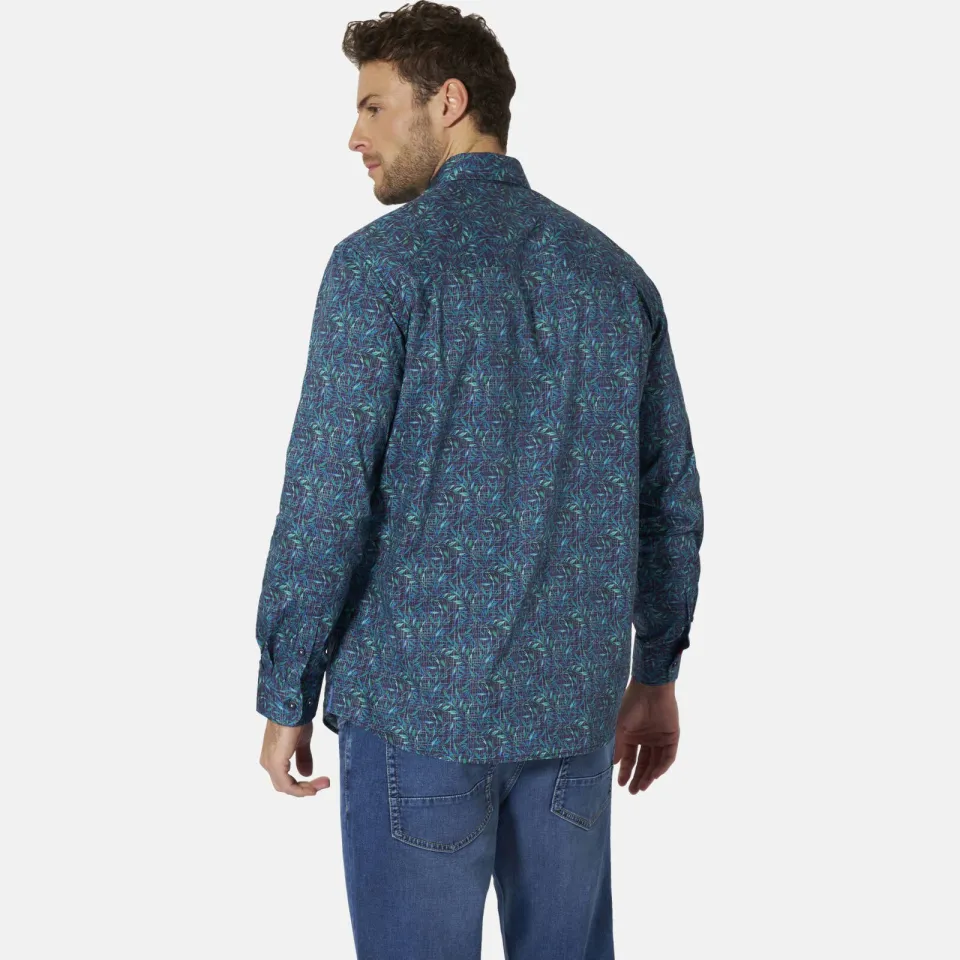Babista regular fit overhemd Plus Size met print - donkerblauw, foto 4