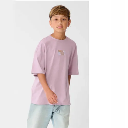Shoeby T-shirt met backprint lila, foto 2