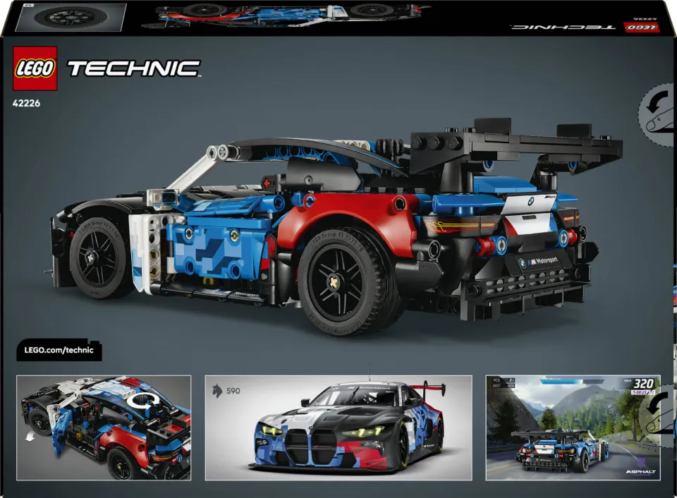 Lego Technic BMW M4 GT3 EVO Racewagen Speelgoed voor Kinderen 42226, foto 6