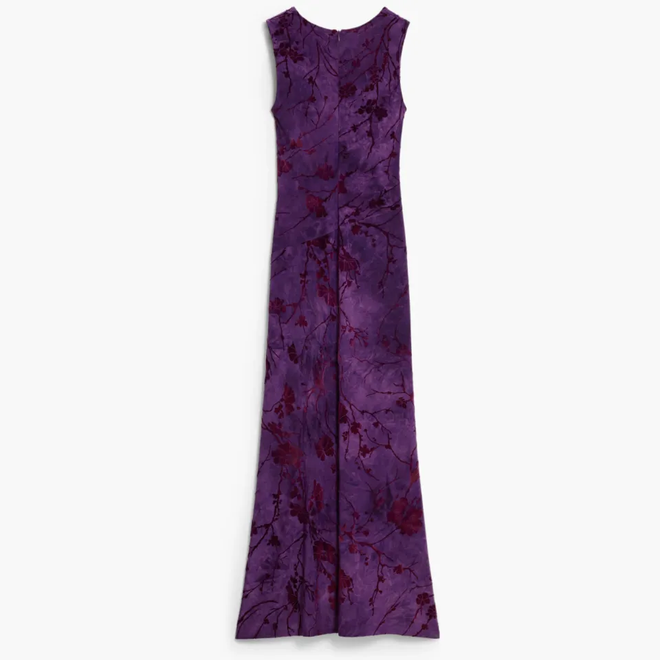 Desigual Alina midi jurk paars, foto 2
