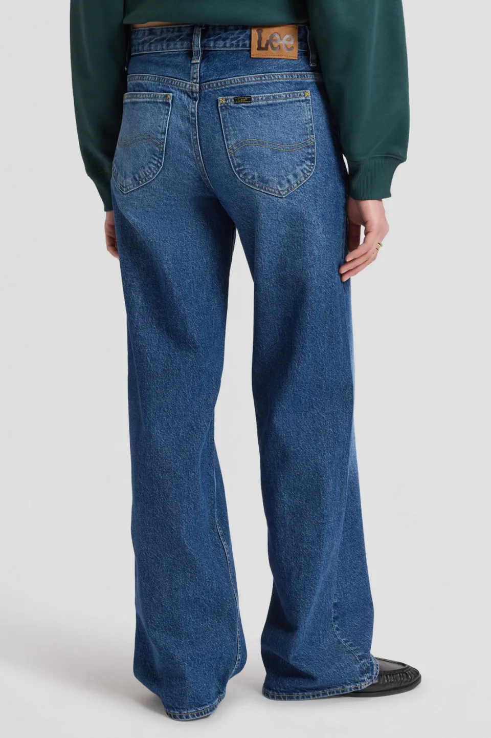 Lee Rider loose fit jeans - donkerblauw, foto 4