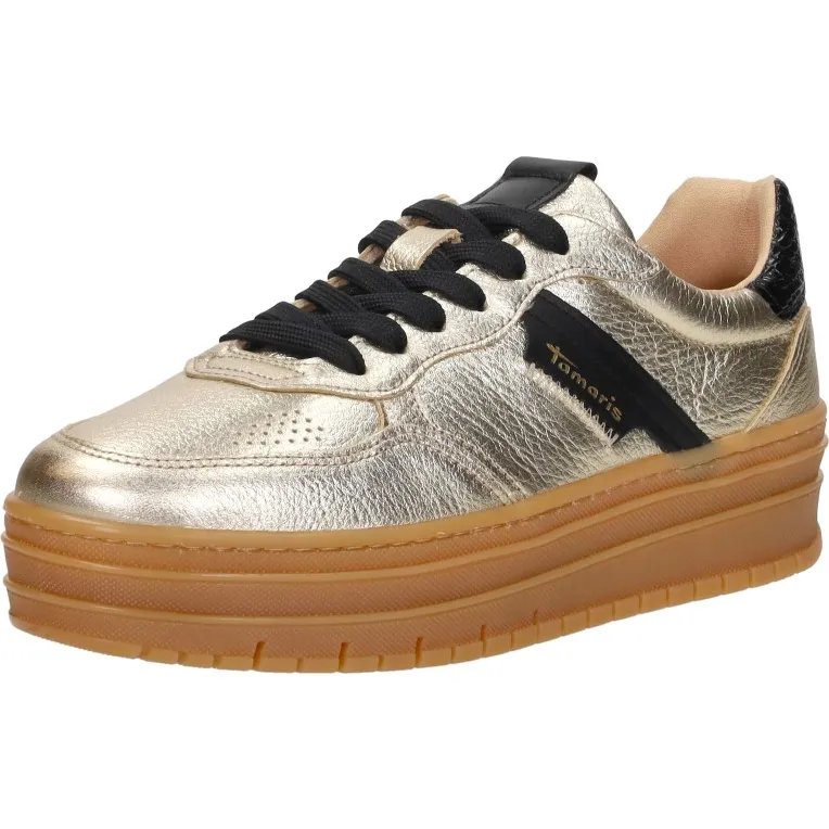 Tamaris sneakers goudkleurig, foto 4