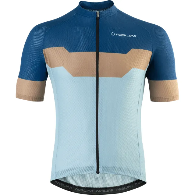 Nalini fietsshirt met korte mouwen MTB Blauw