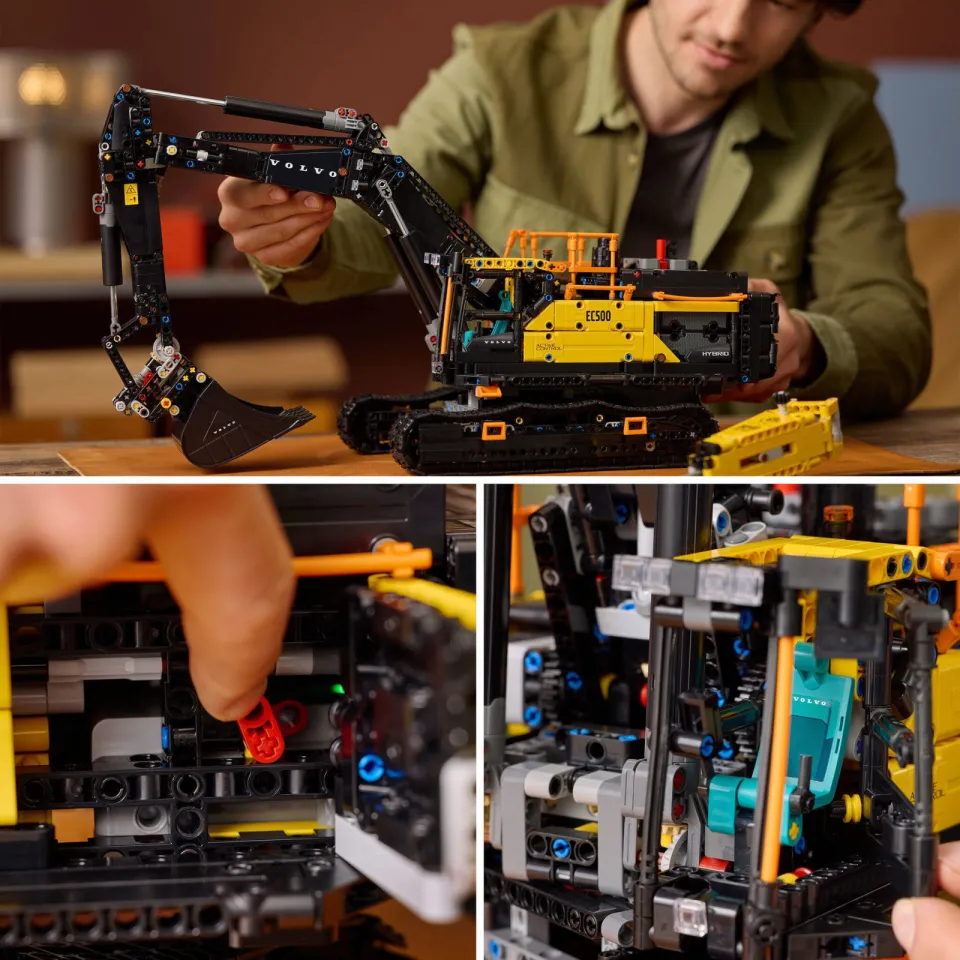 Lego Technic Volvo EC500 Hybrid graafmachine 42215, foto 3