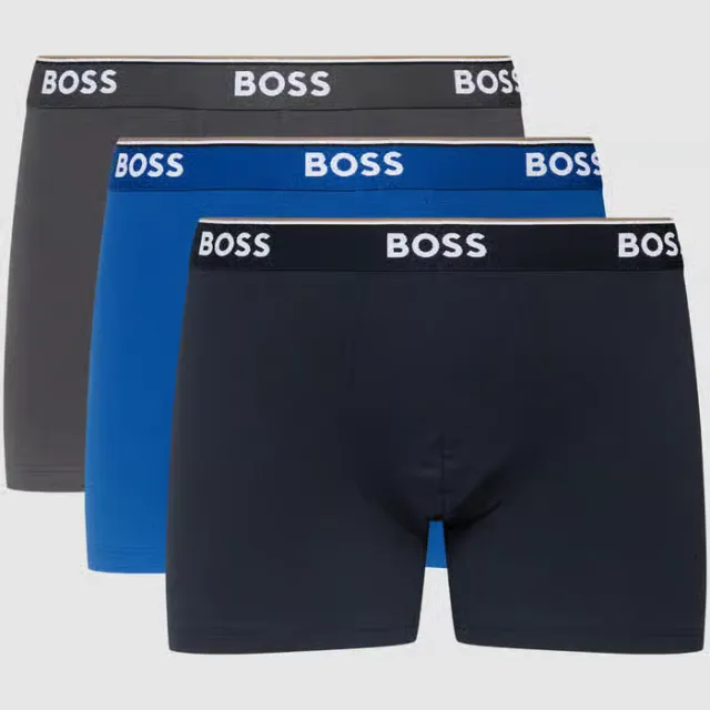 Boss Power boxershorts 3-pack koningsblauw, foto 2