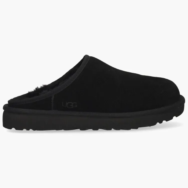Ugg ® Classic-instapper voor heren in Black, Suede