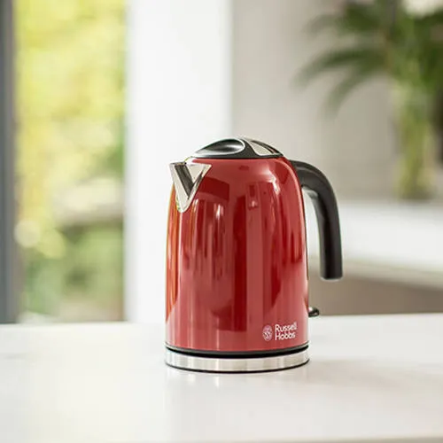 Russell Hobbs Colours Plus+ 1.7L waterkoker - rood 20412-70, foto 5