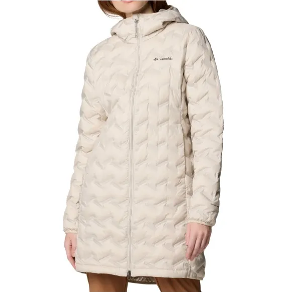 Columbia Women's Delta Ridge II Long Down Jacket - Donsjack, beige