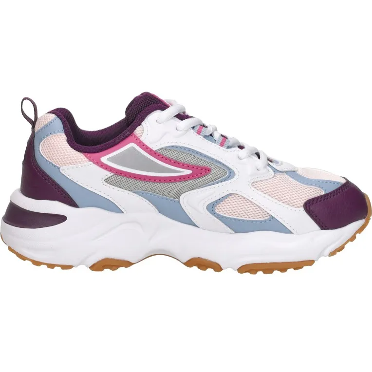 Fila Ray Tracer sneakers wit Wit/lichtblauw/roze