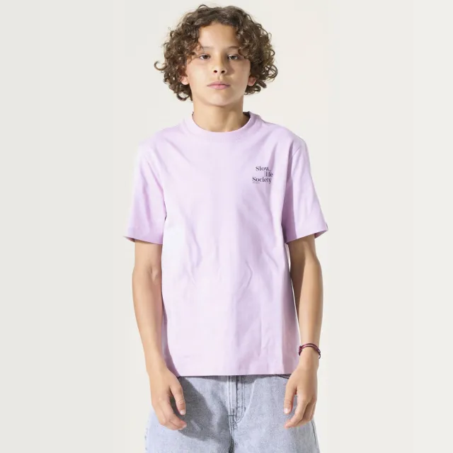 Garcia t-shirt lichtroze, foto 4