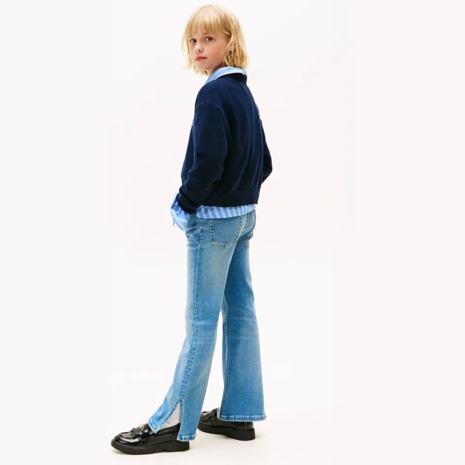 Tommy Hilfiger flared jeans light blue denim, foto 3