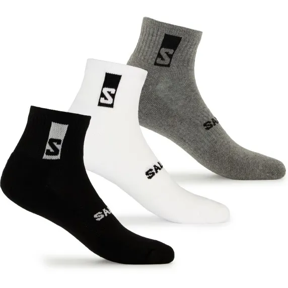 Salomon Everyday Ankle 3-pack sokken wit