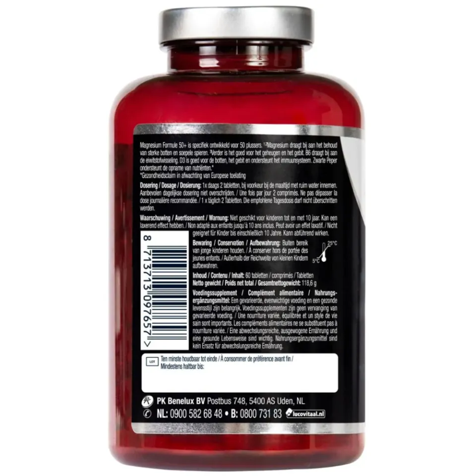 Lucovitaal Magnesium Formule 50+ tabletten, foto 3