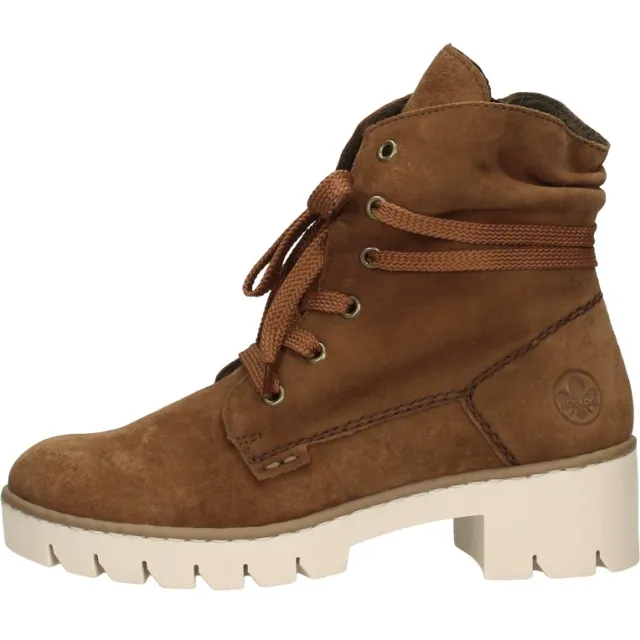 Rieker Veterschoenen Hoog donkerbruin, foto 2