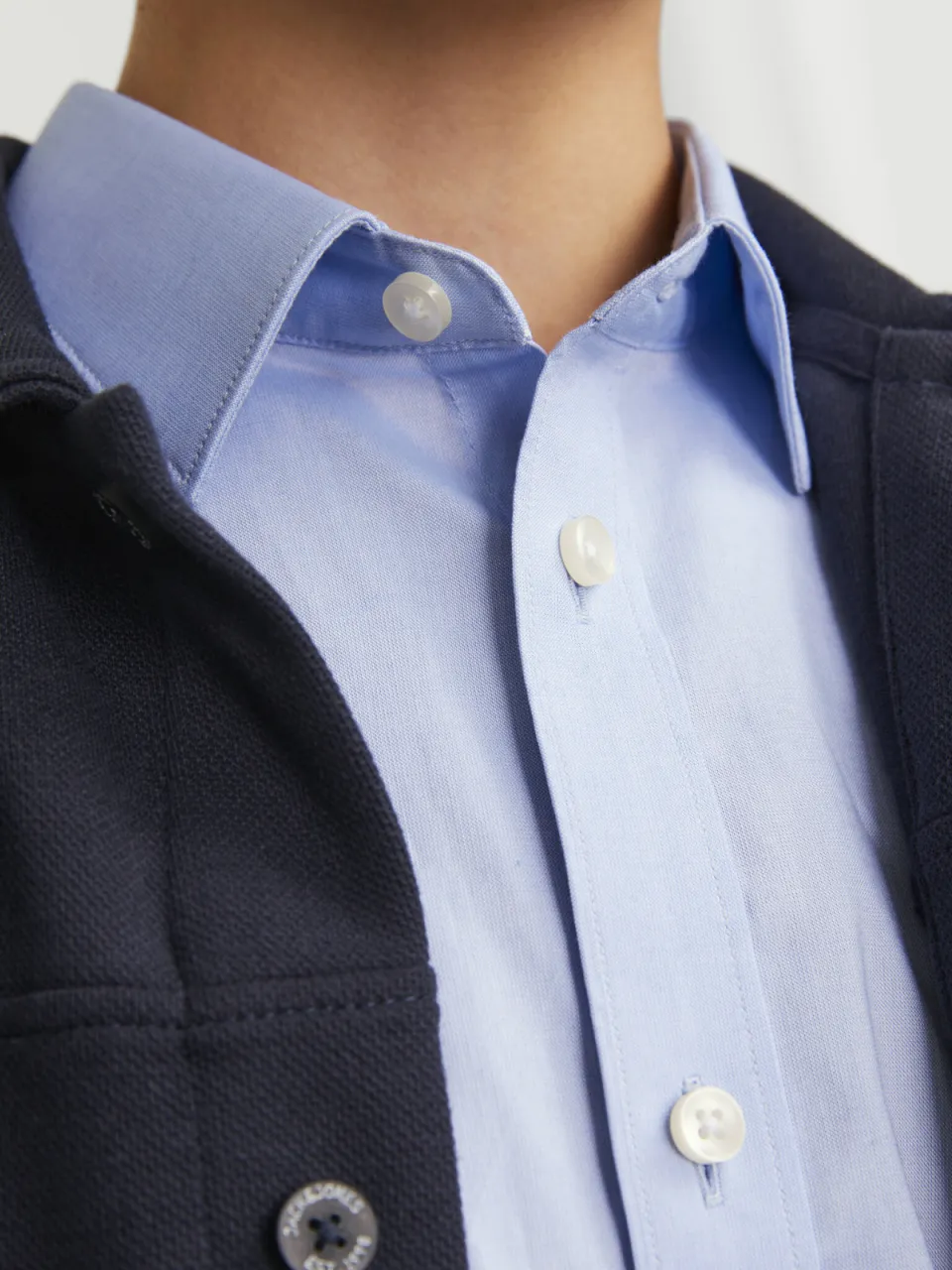 Jack & Jones JUNIOR overhemd JPRPARMA lichtblauw, foto 7