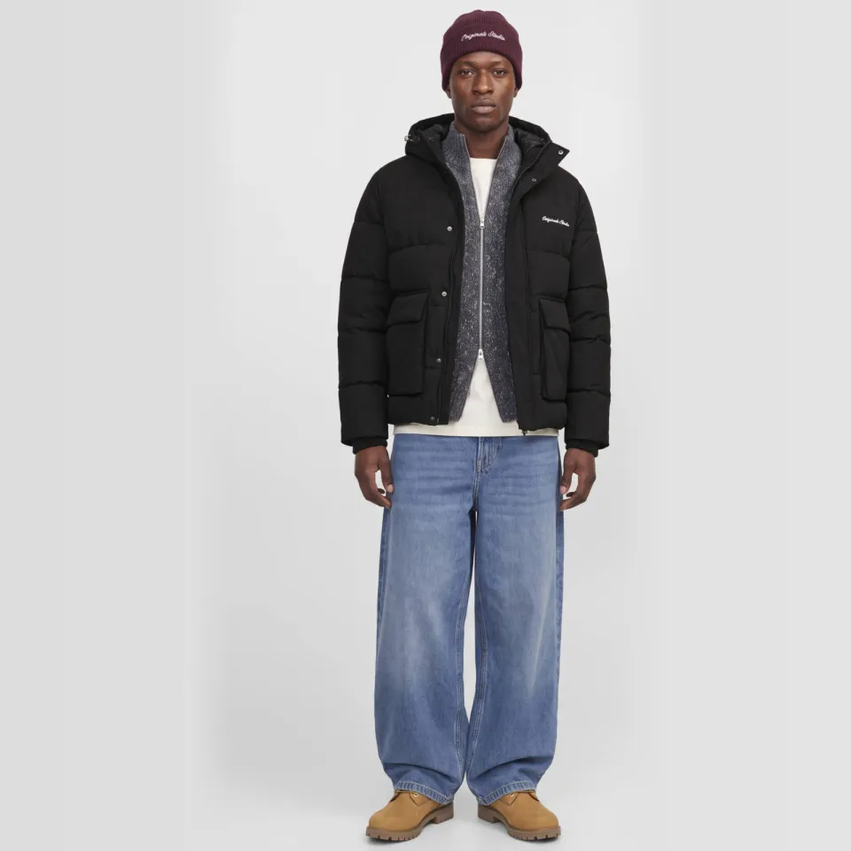 Jack & Jones ORIGINALS pufferjas - zwart, foto 4