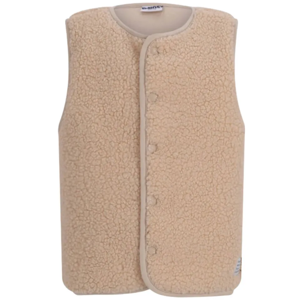 B.Nosy rechtvallend teddy gilet - beige, foto 2
