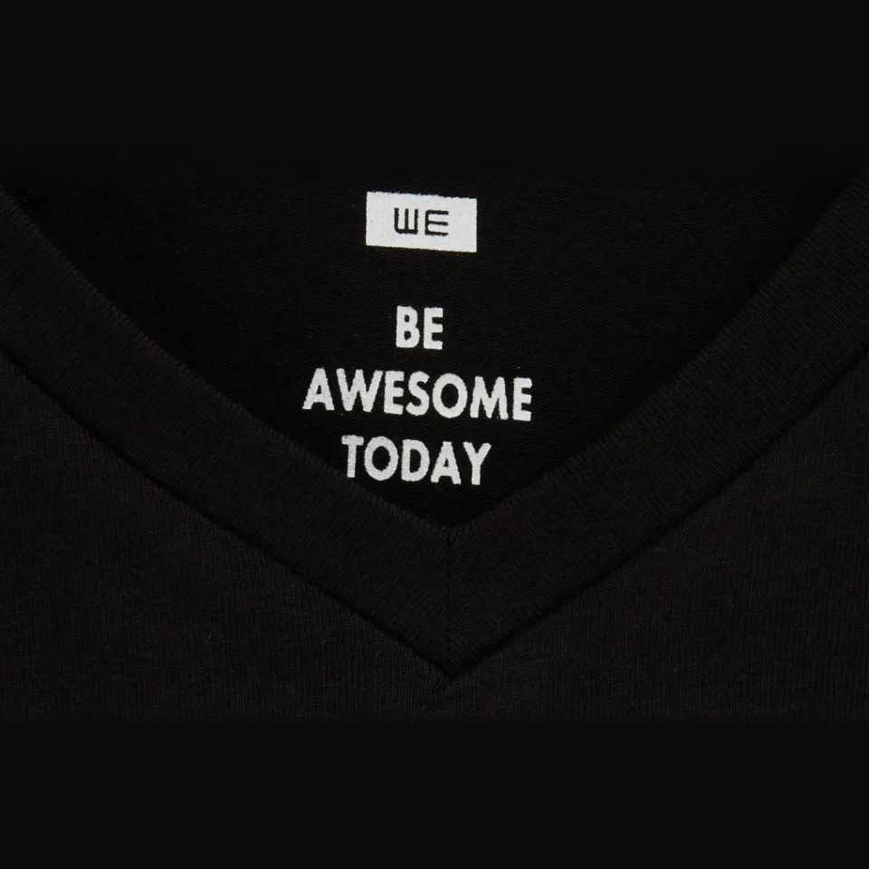 WE Fashion basic longsleeve zwart, foto 4