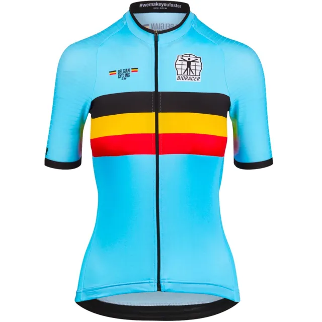 Bioracer BELGISCHE NATIONALE PLOEG Damesshirt 2026 blauw