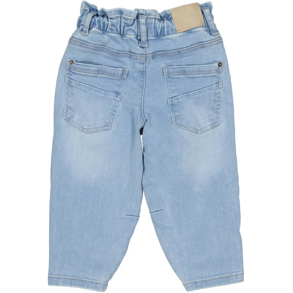 QPI Mini regular fit barrel jeans - lichtblauw, foto 2