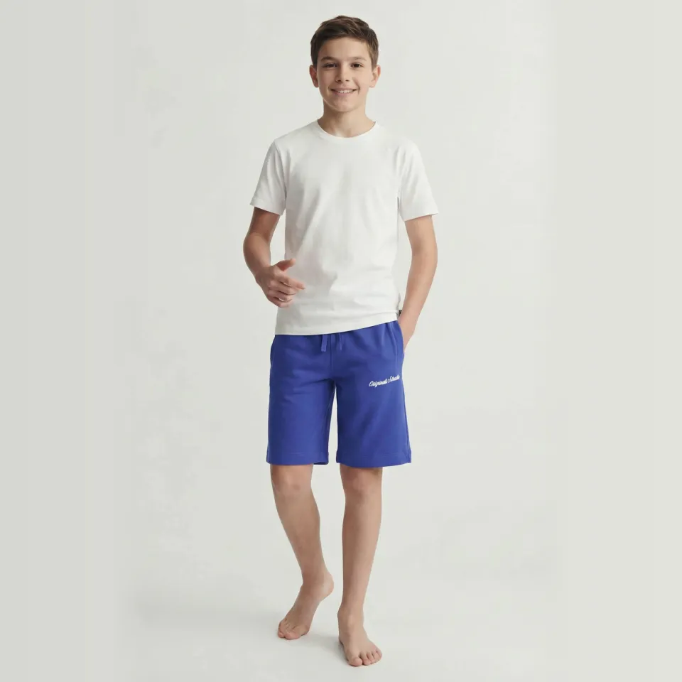 Jack & Jones sweatshort hardblauw