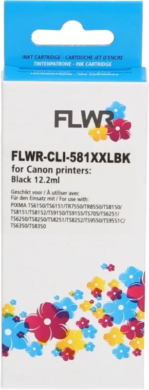 FLWR Canon CLI-581XXL zwart (Compatible XXL)