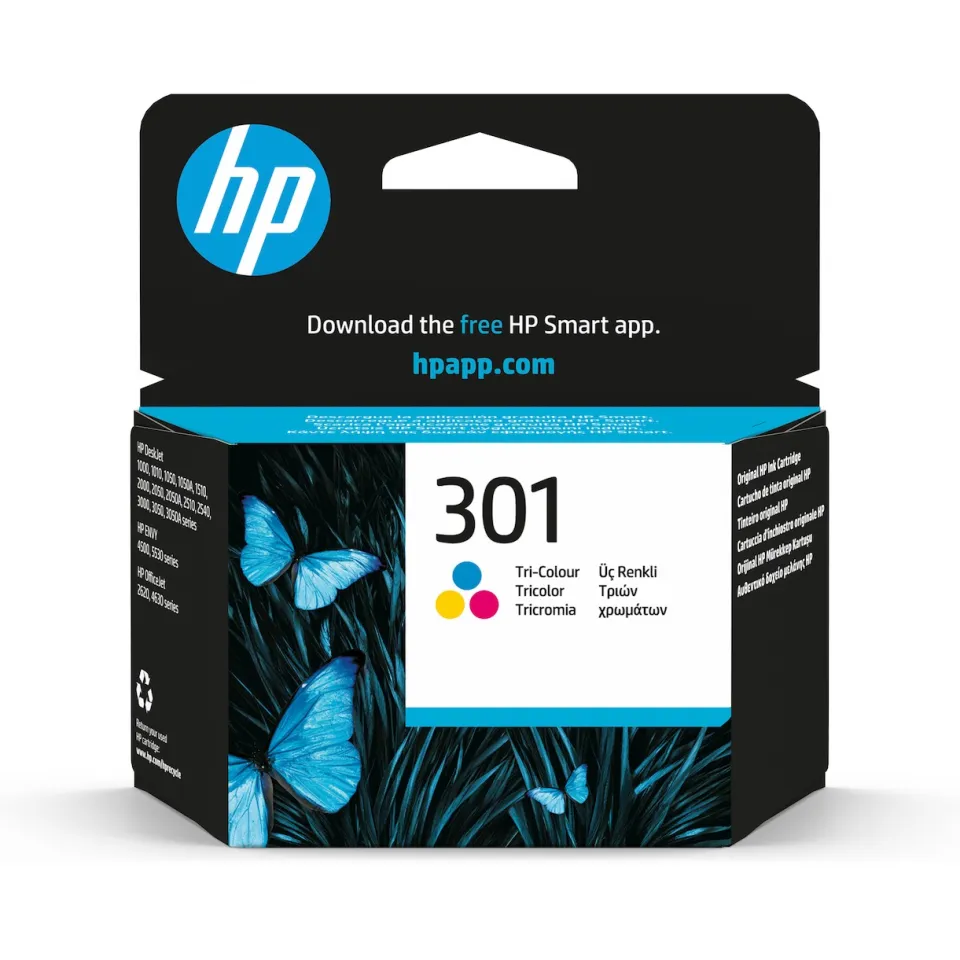 Hp 301 inktcartridge drie kleuren 3-kleuren