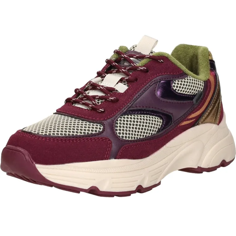Sub55 sneakers laag bordeaux, foto 3
