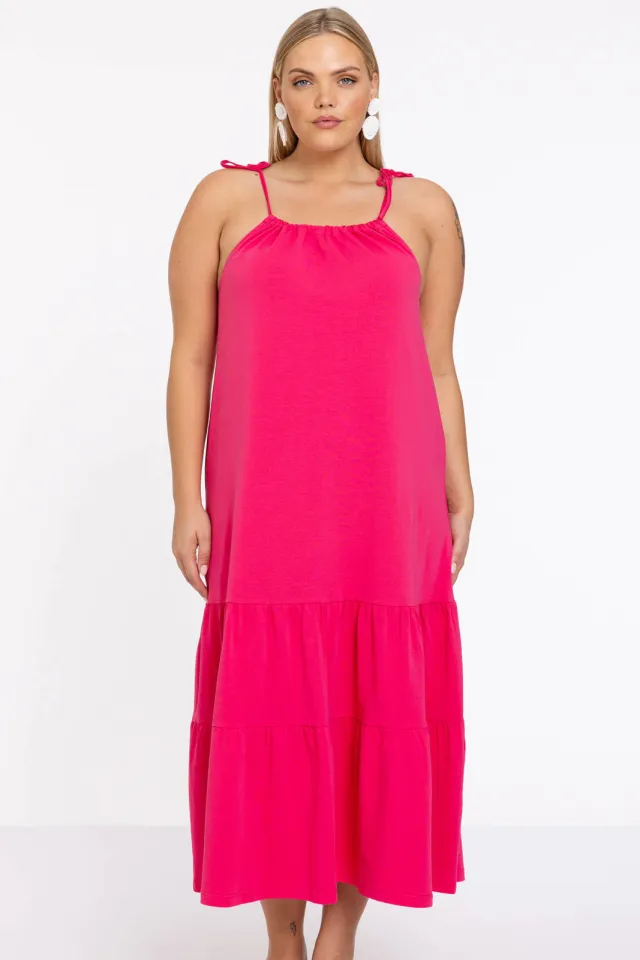 Yoek jurk roze
