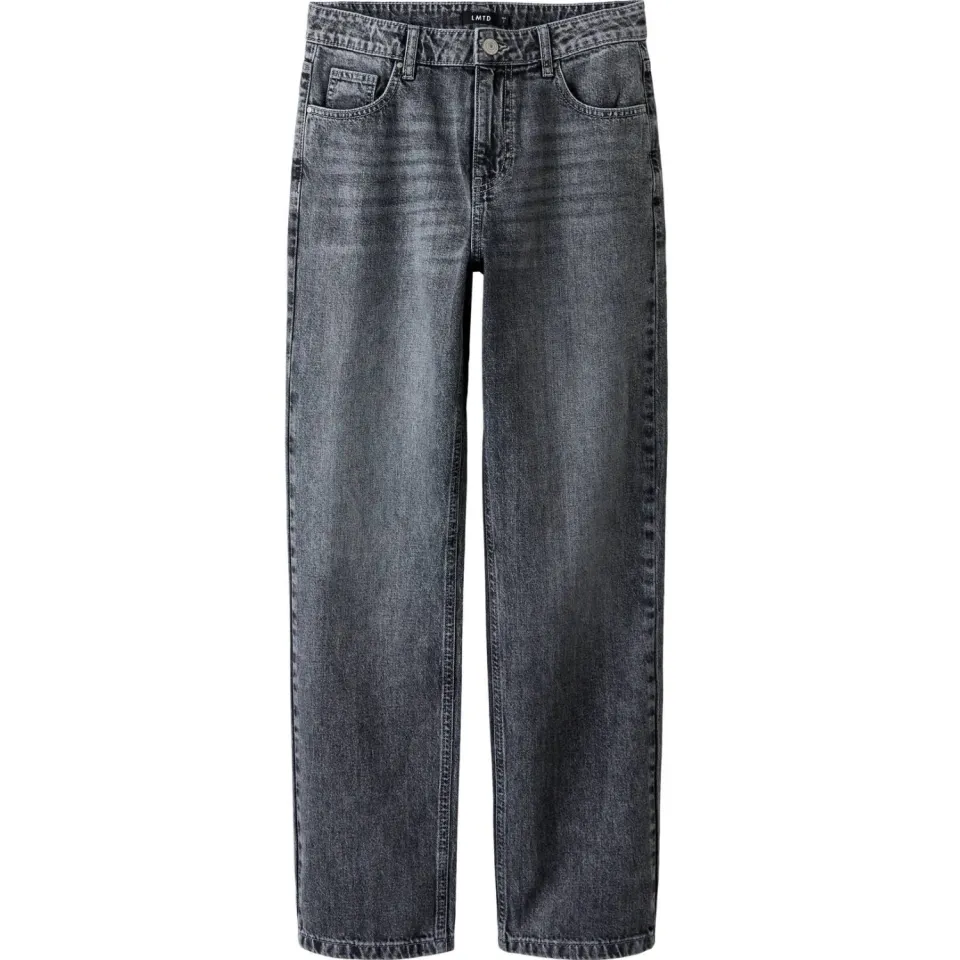 LMTD straight leg jeans - grey denim, foto 2