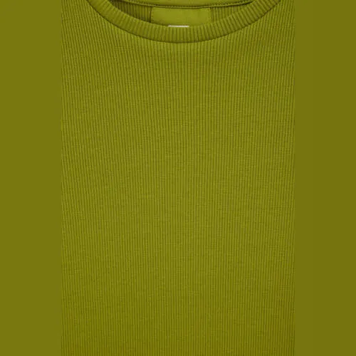 WE Fashion t-shirt met ruches olijfgroen, foto 6