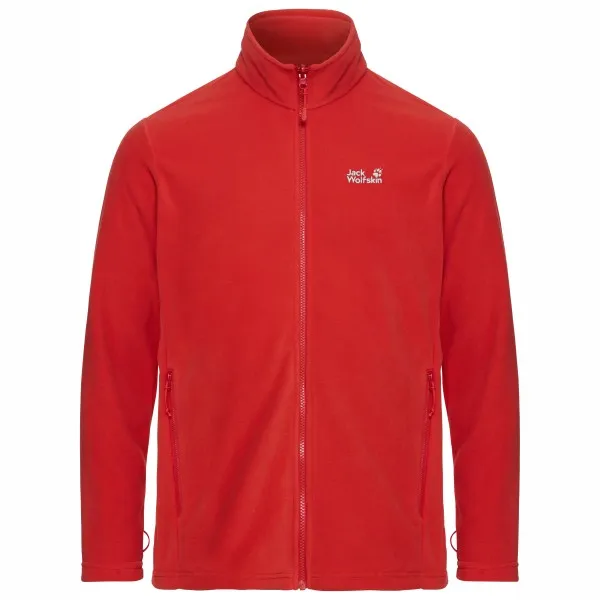 Jack Wolfskin Taunus 100 Fullzip - Fleecevest, rood