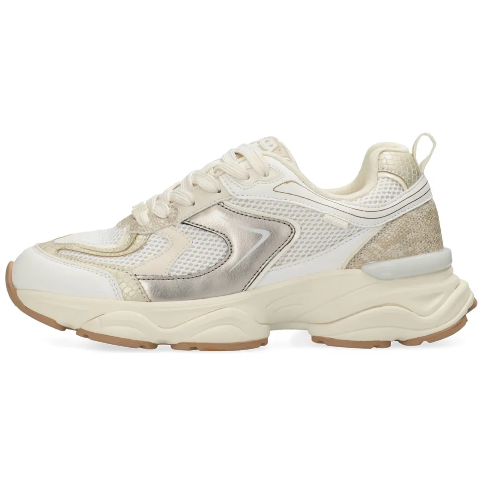 Mexx Norah Komo chunky sneakers wit/zilver, foto 3