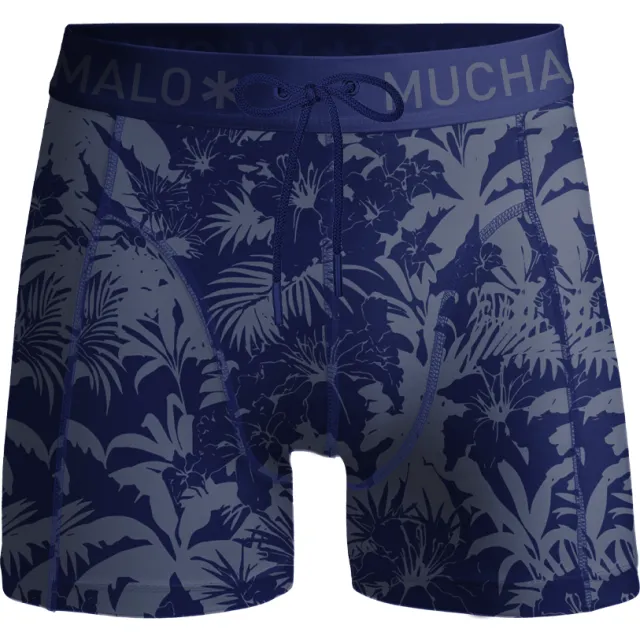 Muchachomalo Jongens Strakke Zwembroek Print Blauw Veelkleurig