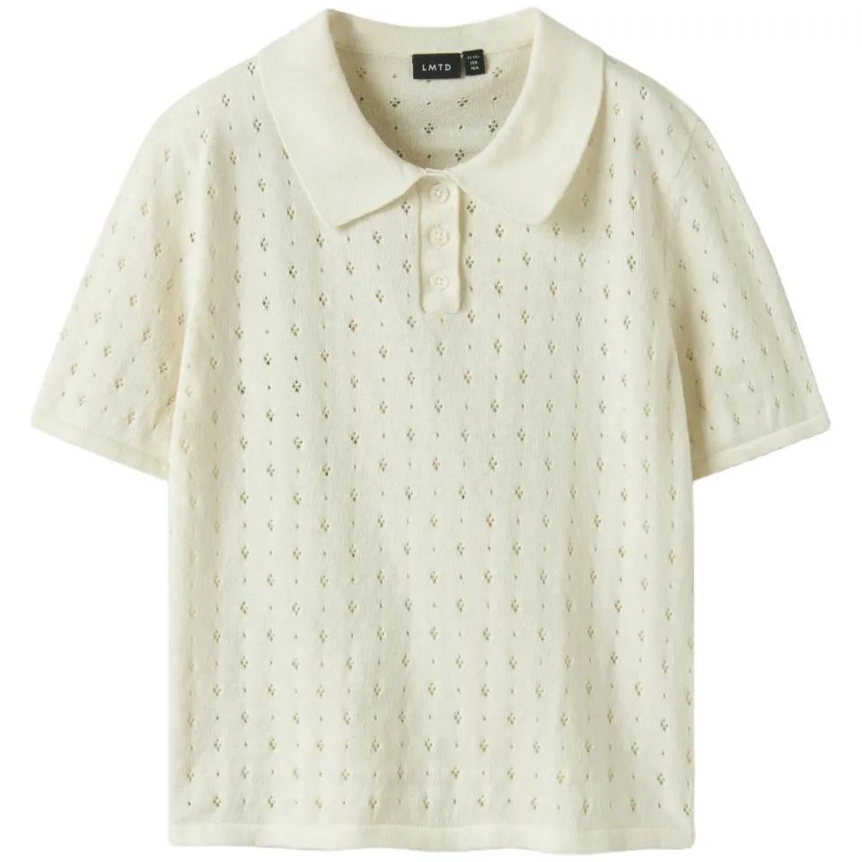 LMTD polo ecru gebreid, foto 2