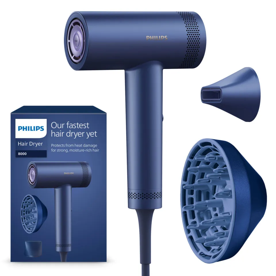 Philips 8000 Series BHD839/10 haardroger blauw, foto 7
