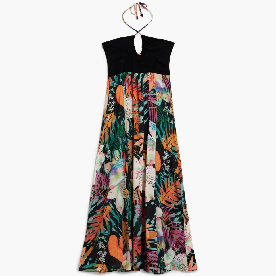Desigual maxijurk zwart, foto 3
