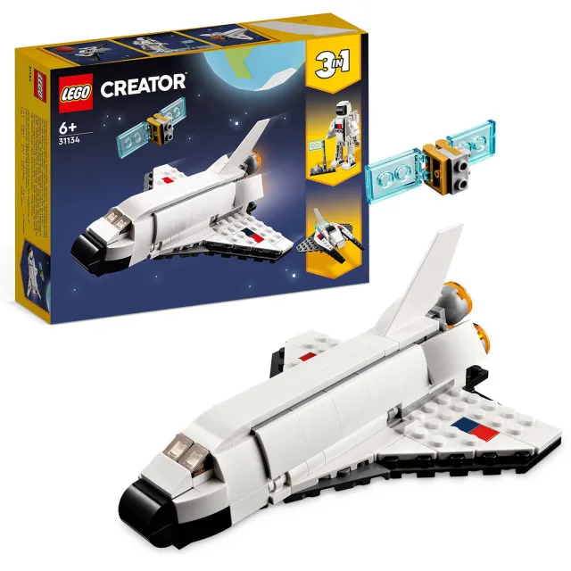 Lego Creator 3-in-1 Space Shuttle - Ruimteschip-Astronaut Speelgoed voor Kinderen 31134, foto 2