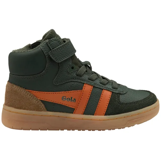Gola Talon hoge sneakers donkergroen oranje Donkergroen/oranje