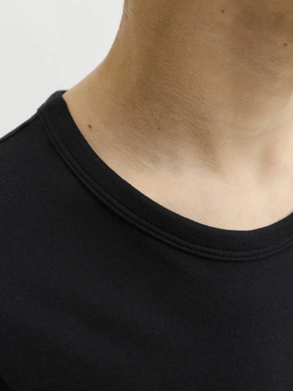 Jack & Jones T-shirt zwart effen, foto 6