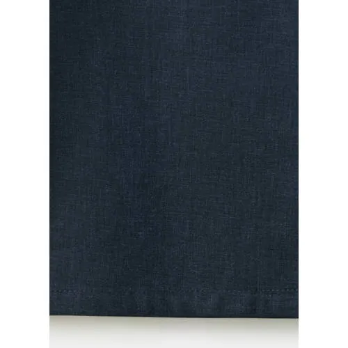 Mango linnen casual broek donkerblauw, foto 3