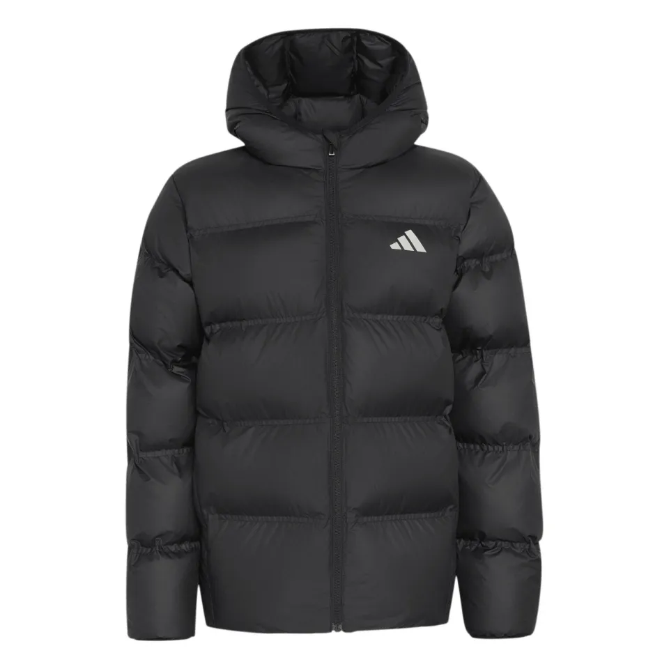 Adidas Sportswear gewatteerde jas zwart met capuchon, foto 2