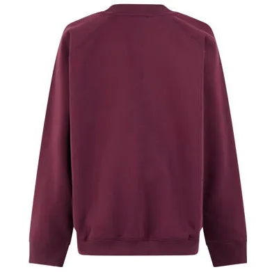 Shoeby sweater met print - donkerrood, foto 3
