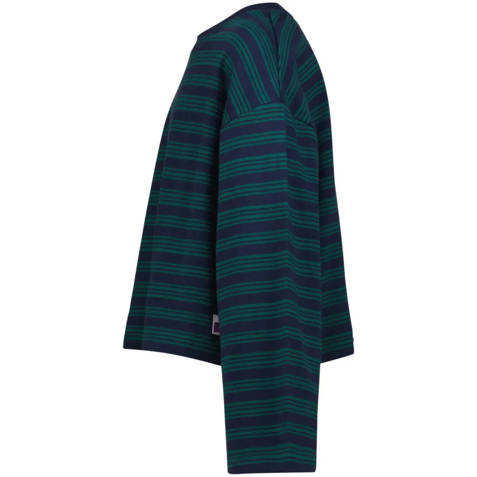 Vingino gestreepte longsleeve donkergroen donkerblauw/groen, foto 4
