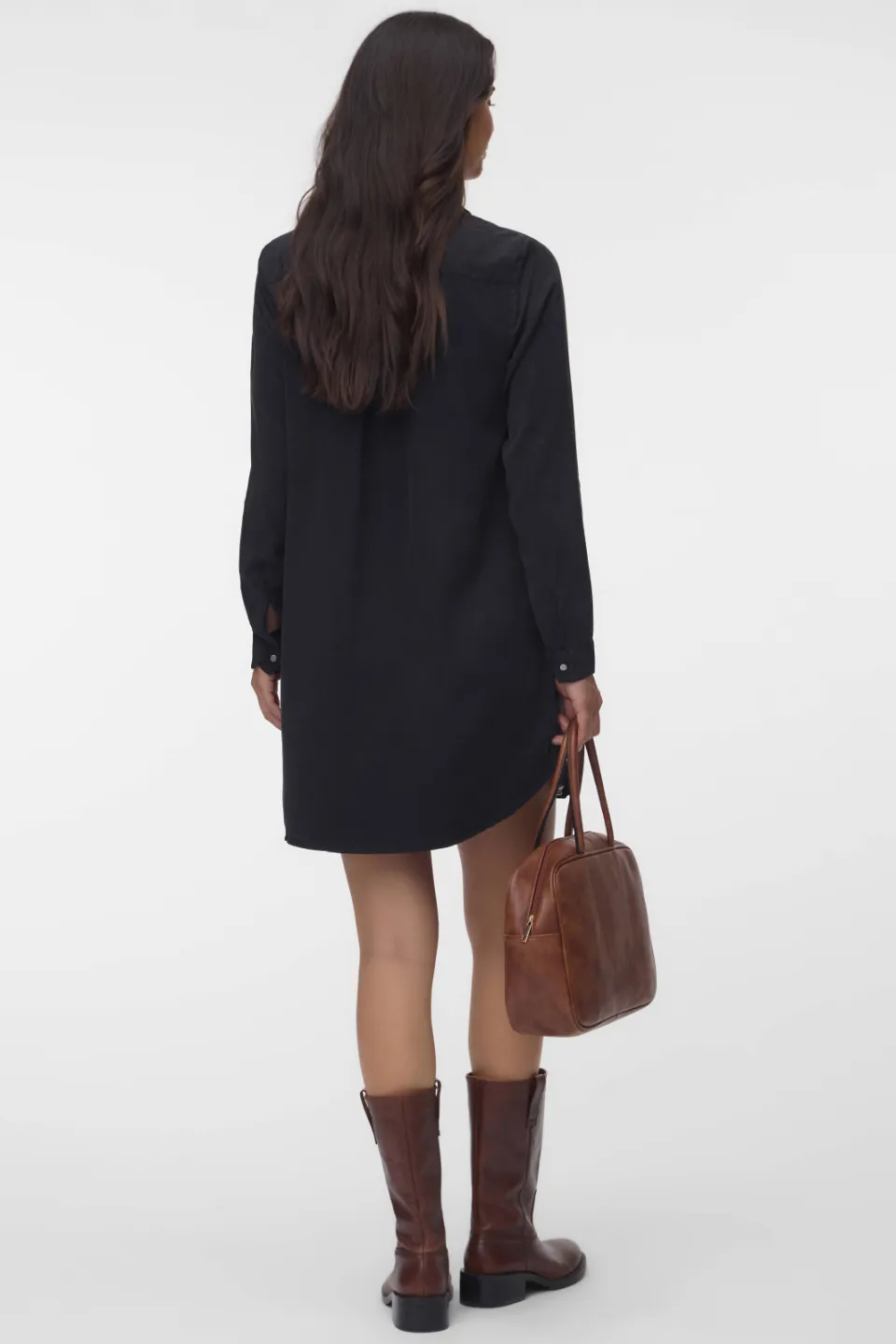 Vero Moda Maternity zwangerschapsjurk zwart, foto 4
