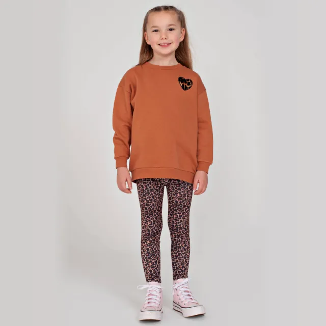 Jubel City Chic legging bruin/zwart Zand/bruin/zwart