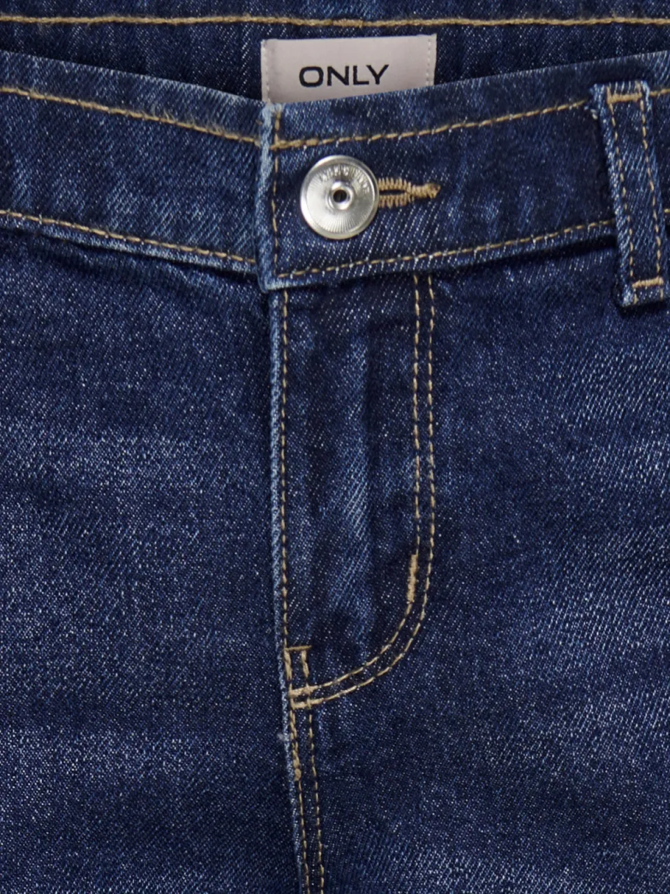 KIDS ONLY GIRL high waist wide leg jeans dark blue denim, foto 6